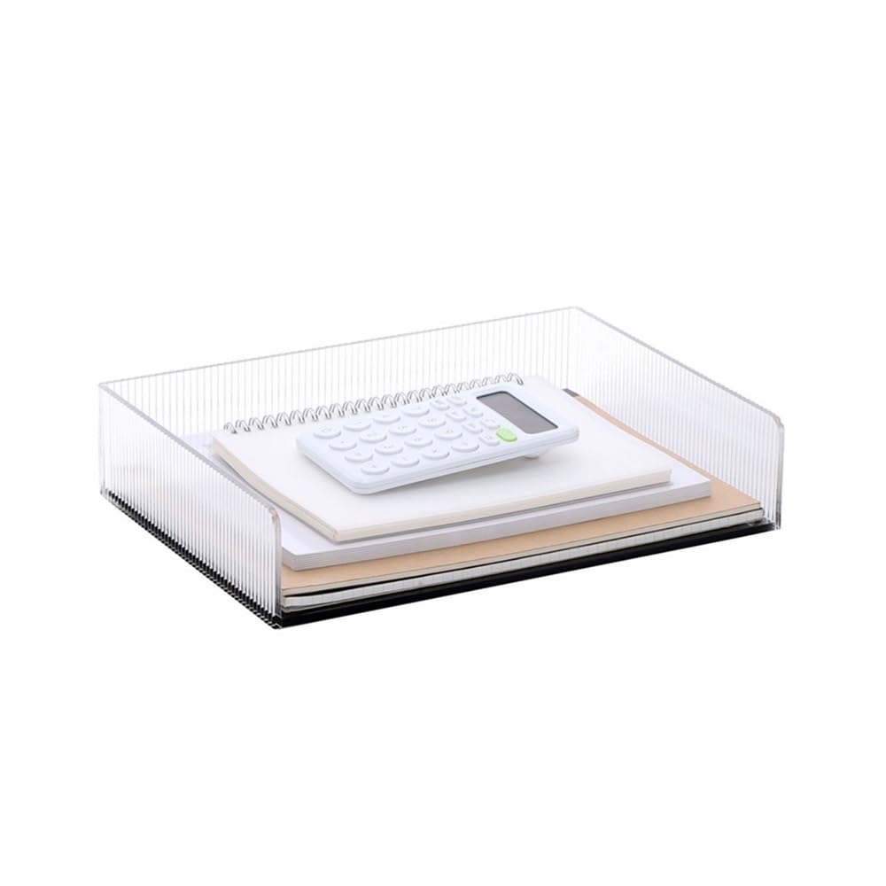 J9V4G6S3B5 Desktop File Rack Document Trays Stackable Desk Organizer Tray for Office - Paper File Mail Baskets