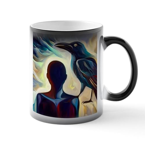 CafePress Spirit Animal Crow Ceramic Magic Mug Coffee, Tea Cup 11 oz