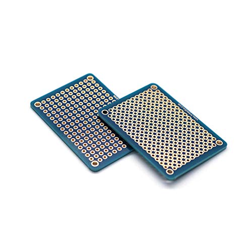 Treedix 9 Pcs Mini Solderable Breadboard Universal Board Pcb Prototype Shield Board Double Sided Tinned Gold Plated Holes Compatible With Arduino Kit Raspberry Pi Shield Prototyping And Testing #TOP3