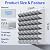 12 Pack Sound Proof Foam Panels for Walls with Self-Adhesive & High Density