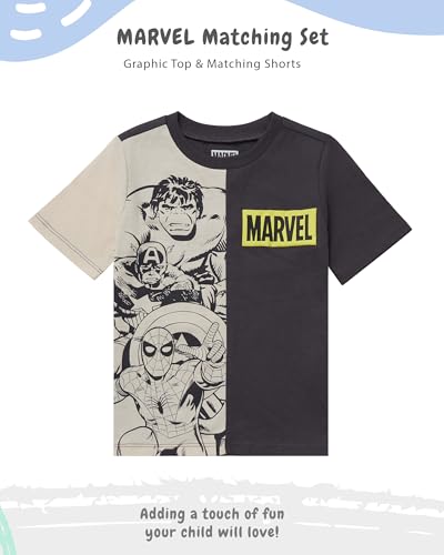 Image of Marvel Boys' T-shirt and Shorts Set