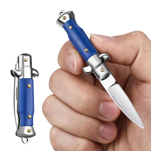 Image of FUNBRO Small Pocket Knife, Cool Knives Box Cutter for Men (Blue)