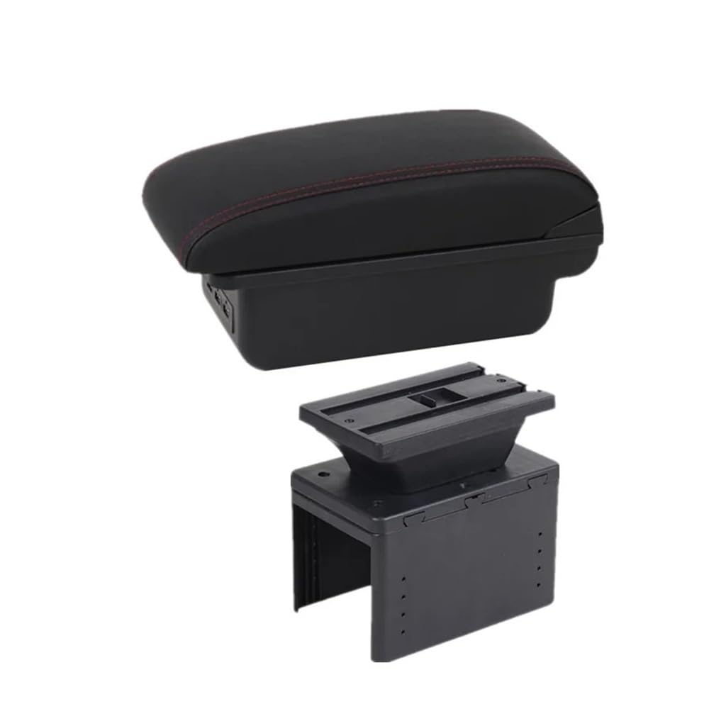 Yulegudi B1 Red Line 3Usb Car Armrests For Citroen For C3 Aircross Car Armrest Box