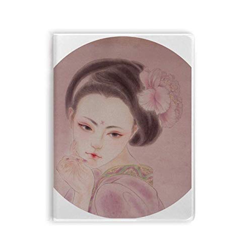 Carnet de notes traditionnel chinois rose souple pour écrire et dessiner au quotidien