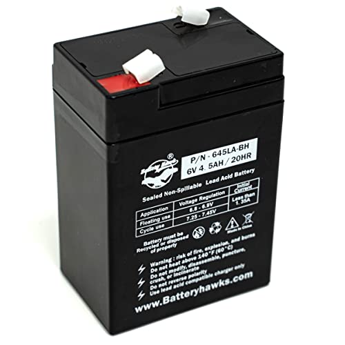 UB645 ELB-0604 Battery ELB0604 6V4.5AH 6V 4.5AH SLA Sealed Lead Acid Battery for Exit Sign Emergency...