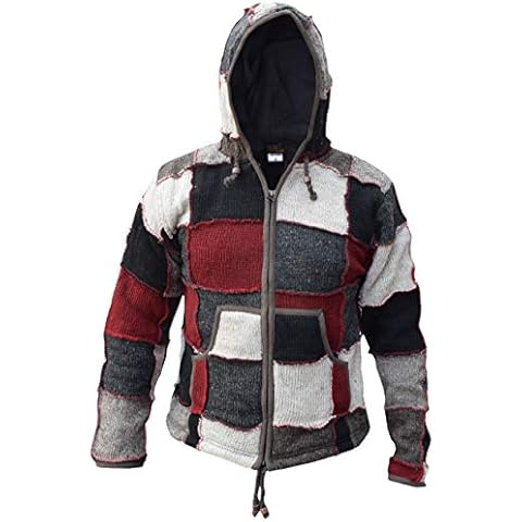 Gheri Men's Woolen Elf Festival Hoodie Jacket Cover