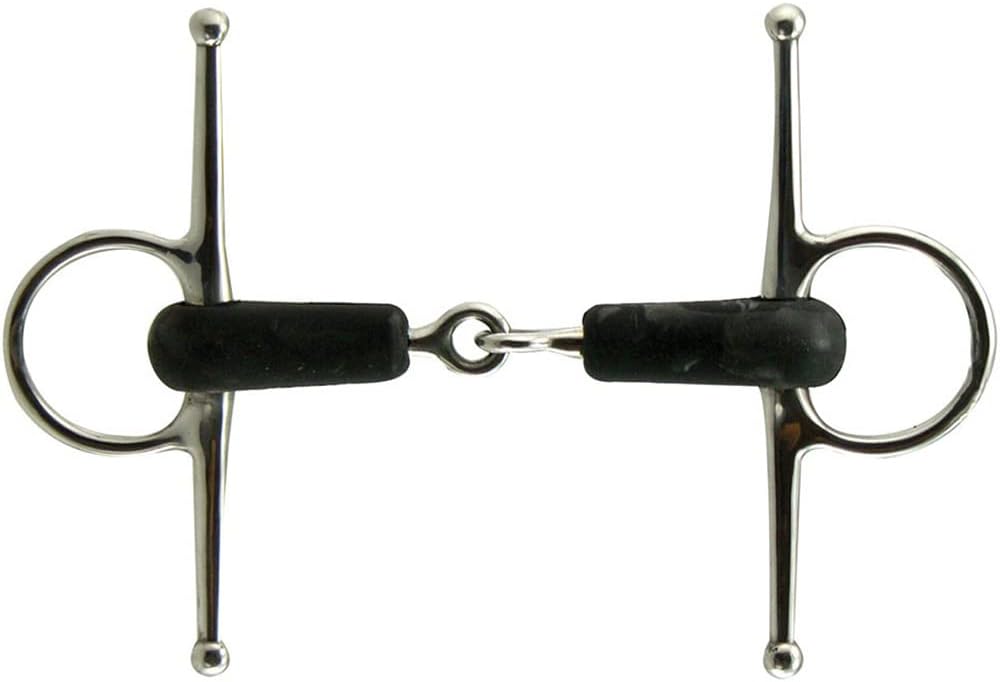 Coronet Hard Rubber Full Cheek Snaffle Bit
