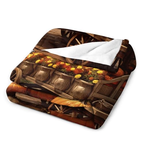Couverture de lit en peluche Hello Fall pour affronter les nuits fraîches avec style - 4