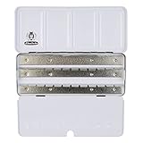 leerkasten pastellkreide  Schmincke LEERKASTEN für 36 halbe oder 18 ganze Aquarell Näpfchen 74 908 097