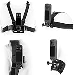 BRDRC Kit de accesorios para Insta 360 X5 X4, corr...: Diseñado para Insta360: diseñado con precisión para cámaras de acción Insta360 X5/X4/X3/X2/X, mientras que totalmente compatible con DJI Osmo Pocket 3/2, Action 3/4/5 Pro, Insta360 Ace Pro/One R/RS/Go 2/3S, para GoPro Max/Mini/Hero 13/12/11/10/9/8. /...