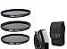 Produktbild Haida Neutral Graufilterset ND3.0 (1000x), ND1.8 (64x), ND0.9 (8X) - 95mm Filterdurchmesser - Inkl. Filtertasche