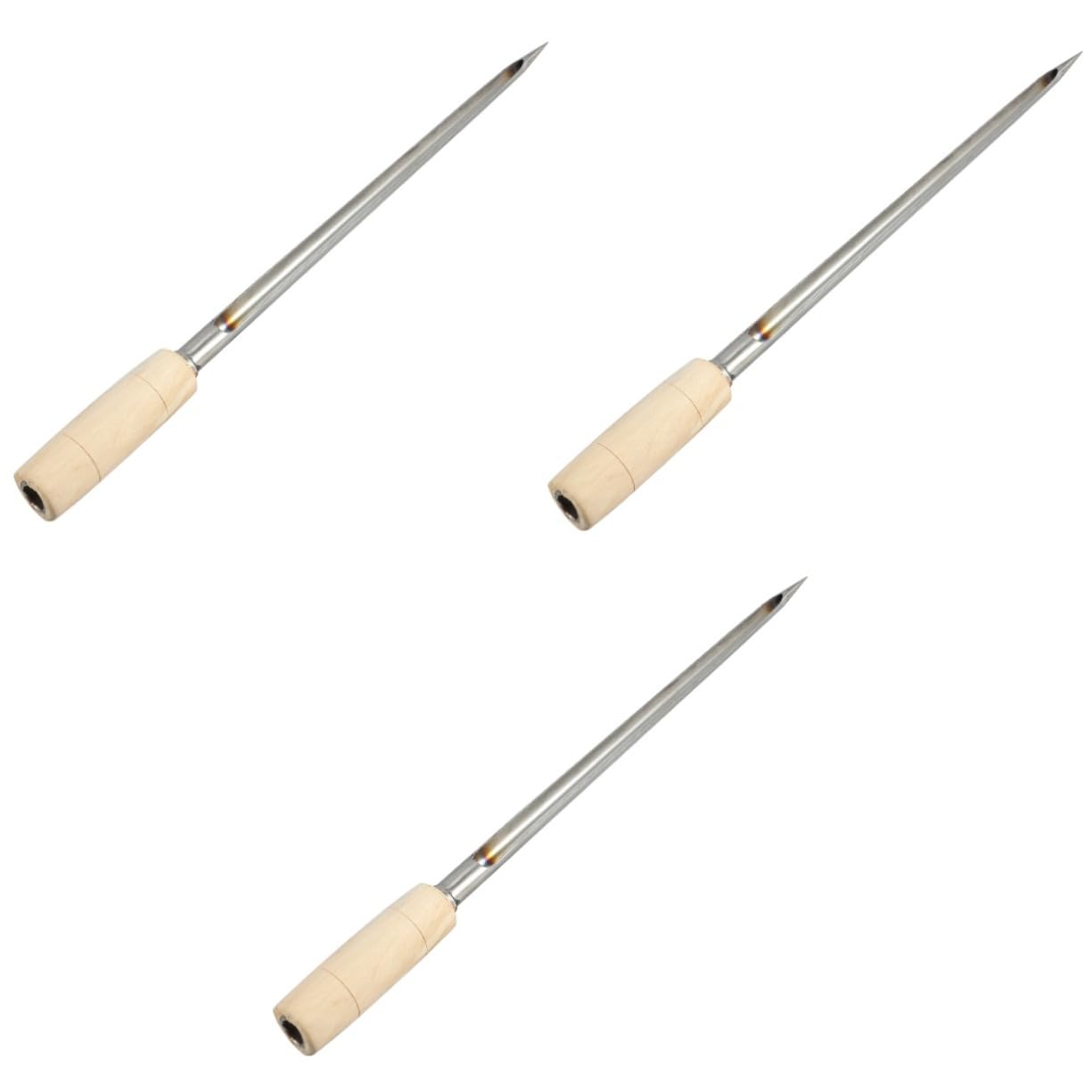 ULTECHNOVO 3 Muestreadores De Grano De Metal Con Mango De Tubo De Muestreo De Trigo Herramienta De Muestreo De Suelo De Acero Inoxidable Para La Recolección De Cereales De Arroz.
