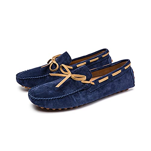 Mens Loafers Round Toe PU Leather Moccasins Boat Shoes Slip Resistant Lightweight Anti-Slip Fashion Classic Slip-ons2
