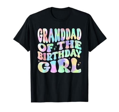 039 Of The Birthday Girl Tie Dye Girl Matching Family T-Shirt