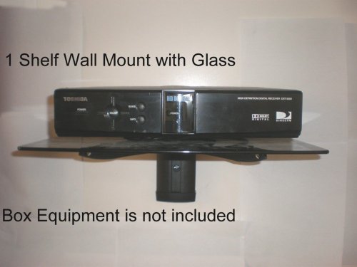 Under Tv Wall Mount Shelf For Digital Tv Converter Box #TOP2