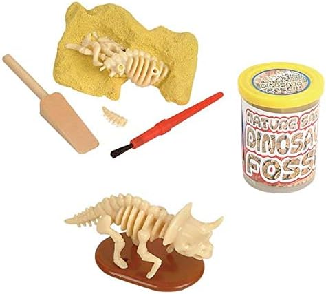 Rhode Island Novelty Dinosaur Fossil - Nature Sand Dino Dig Stocking Stuffer - 1pc