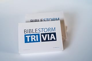 BibleStorm Fun, Educational Bible Trivia Card Game - Flashcards for Bible Study - 50 QuestionsÂ with Multiple Scripture References per AnswerÂ - Play by Yourself or with Family and Friends