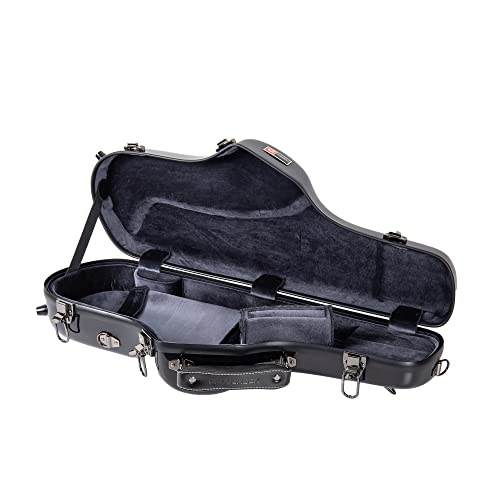 Crossrock Fiberglass Case Fits For Alto Saxophone With Removable Shoulder Straps-Black(Crf1020Asbk) #TOP4