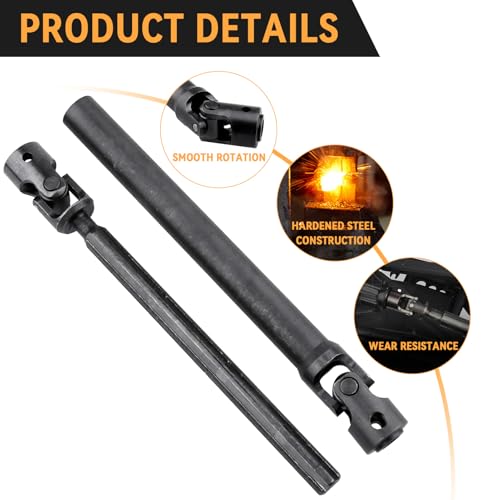 Image of Splined Steel Universal Drive Shaft Driveshafts CVD Axle Shaft 1 /10 Scale RC Crawler Car Upgrades Replacement for Traxxas Axial Tamiya RC4WD Redcat Racing (135-220mm Length)