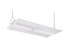 WareLight Oslo Compact Linear High Bay Fixture - 15 400 Lumens Wattage and CCT Selectable 120-277V LED Light