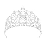 Xanthelle Krone, Tiara Krone Damen Als Diadem Silber Prinzessin Krone Für Geburtstag Hochzeit