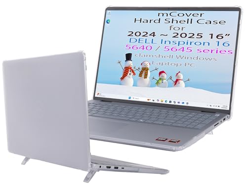 Carcasa Dell Inspiron 16 5640 mCover transparente funda rígida para ordenador portátil 16 pulgadas