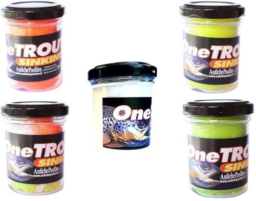 Set di 46 esche da pesca per trote, 2 g/2,5 g/3,2 g/3,2 g/4,5 g/5 g di pesce esca, spoons trota con scatola portaoggetti, set di frecce per pesce