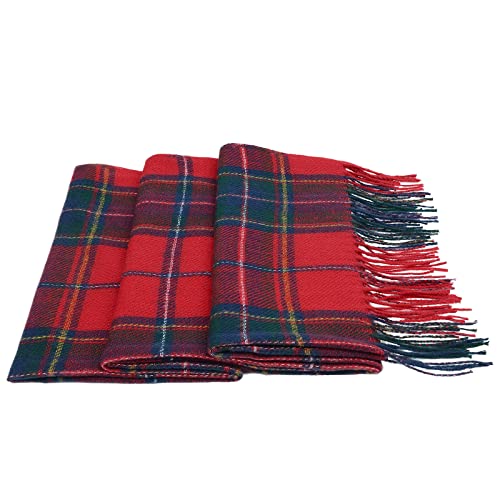 American Trends Womens Long Shawl Warm Scarf Winter Soft Cozy Scarfs Oversized Blanket Tartan Scarf Wraps3