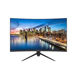 ODYS XP32 80,01cm (31,5″) WQHD Curved Monitor (2560×1440 Pixel, 300 Lumen, 165Hz, 1ms Reaktionszeit, AMD FreeSync, NVIDIA G-Sync kompatibel, Blaulicht Reduktion, HDMI 2.0, Display Port, 3,5mm) Schwarz