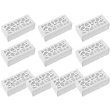 NIYANGLE Cajas para Empacar Macarons y Postres Papel Apto para Alimentos Ventana Transparente Color Blanco 10 Unidades Adecuado para Repostería y Transporte Seguro