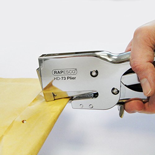 Rapesco Heavy Duty Plier Stapler with Staples, HD 73 with 2,000 73/10 mm Staples