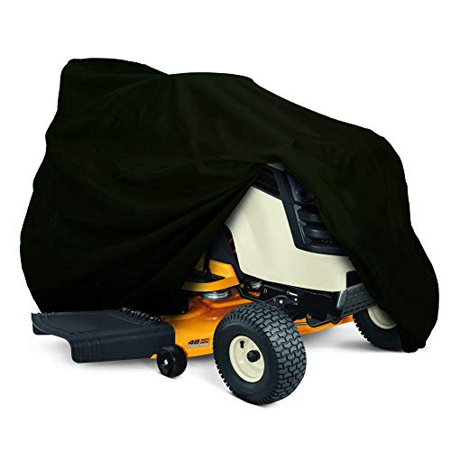 NICEWL Riding Lawn Mower Tractor Cover-210D Polyester Oxford Storage Cover,Outdoor Waterproof UV Protection,Drawstring Storage Bag, Fits Decks Up to 54