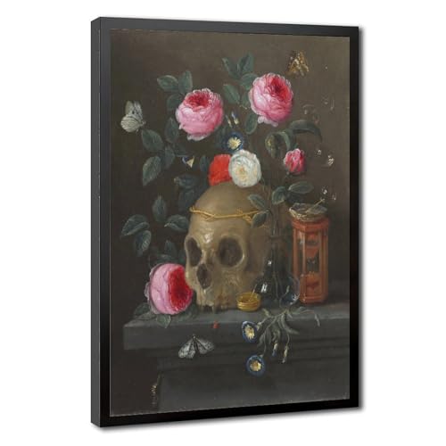 Toile Vanitas Jan Van Kessel nature morte pour raviver un mur de bureau vide