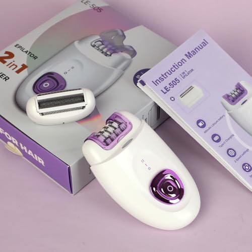 Image of NOVUSOL Rechargeable Body Epilator and Shaver for Women Facial Hair Remover Machine Mini Portable Electric Body Shaver Bikini Trimmer - 90 min Runtime