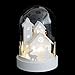 Produktbild LED Weihnachtsszene Haus in Glasglocke 18xØ12,5cm - Weihnachtsdekoration Tischdekoration weihnachtliche Dekoration Lichterdeko