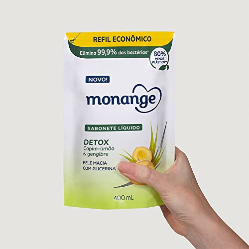 Coty Refil Sabonete Líquido Monange Detox 400Ml