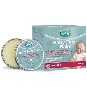 Colief New Child Face Balm | 100% Pure Components | Gently Soften & Moisturize Child’s Dry Pores and skin | Accommodates Shea Butter, Chamomile, Rosehip Oil, Coconut Oil | Appropriate For Infants 3+ Months | 1.76 oz