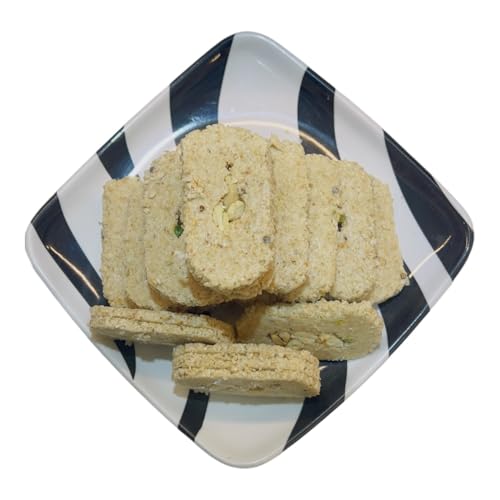 Image of Panchhi Shahi Gud Gajak 250g - Homemade Traditional Agra Gazak (Since 1926), Gajjak Made with Sesame Seeds, Gur & Dry Fruits | Crispy Tilkut Chikki, Healthy Jaggery Sweet for Winter, Festival & Gift