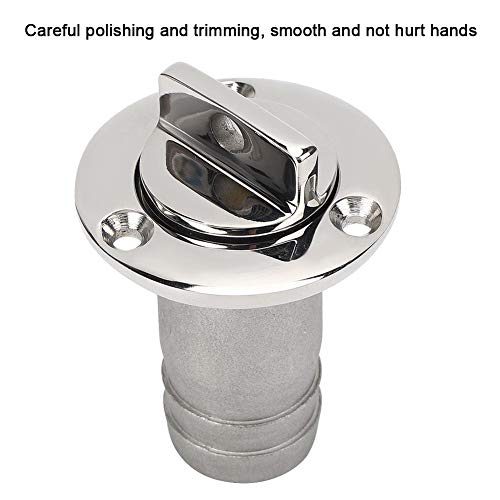 Tapón de drenaje para garboard y kit de conector de ventilación de acero inoxidable para barcos 3