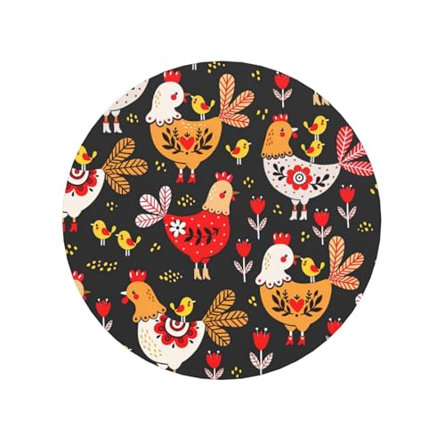 Vczsdff Hahn und Hühner Kühlschrankmagnete