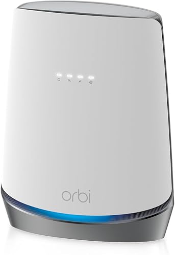 NETGEAR Orbi Tri-Band WiFi 6 Router con cable módem integrado DOCSIS 3.1 (CBR750) - Enrutador de módem por cable - Cubre hasta 2,500 pies cuadrados