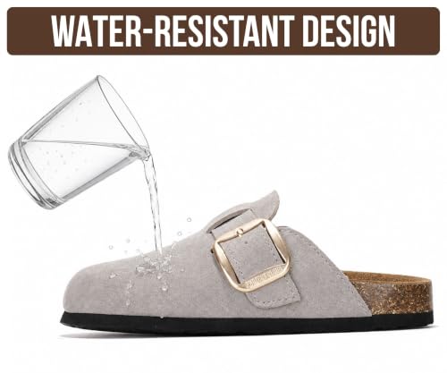 Image of 100% Genuine Leather Clogs for Women Footwear - Fall Shoes for Women
