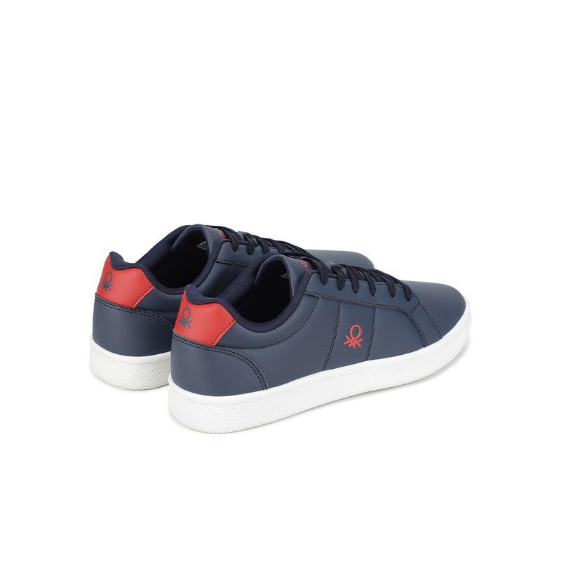 Image of United Colors of Benetton Mens United Colors of Benetton Solid Lace-up Basic Knot Sneakers Sneaker