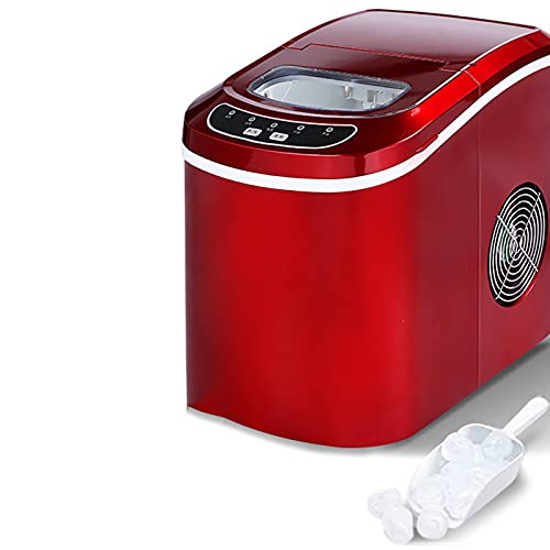 MHGD Kommerzielle Eismaschine, tragbarer Eiswürfelbereiter, selbstreinigende, geräuscharme, einfach zu bedienende LED…