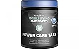 Hochwirksames Additiv für Abwassertanks – 16 Tabs pro Dose, einfach zu verwendende Tabletten mit löslichem Film, keine Flüssigkeitsmessung nötig, Sie benötigen nur 1 Tablette pro Tank.