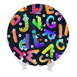 Qualità del materiale: (si prega di notare che questo prodotto non contiene batteria) Realizzato in PVC di alta qualità, questo divertente orologio da parete Alphabet Monster è una scelta durevole e vivace. Il suo design garantisce una lunga durata del colore, rendendolo un elegante orologio da parete decorativo per qualsiasi stanza