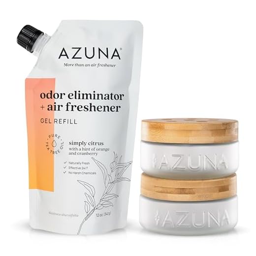 Azuna Natural Air Freshener with Gel Refill