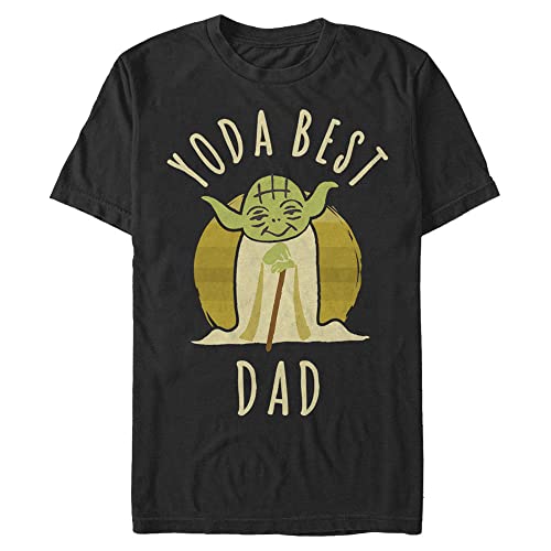 T-Shirt Best Dad Yoda Says Coupe Longue Tall pour Homme Fort 4XL
