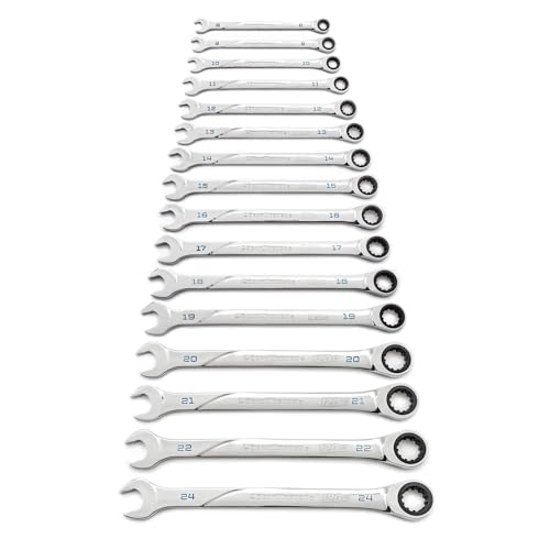Image of GEARWRENCH 16 Pc. 120XP Universal Spline XL Ratcheting Combination Metric Wrench Set - 86427