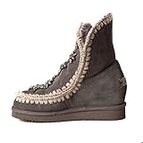  Botas Mou Inner Wedge Short Crystal Star Gris 36 BRGR